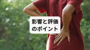 不良姿勢は胸郭の閉塞、肩甲骨の外転、前傾頭位、骨盤後傾など複合的に現れます。臨床では以下を評価します：立位での耳垂と肩峰の垂直関係、肩甲骨の左右差、胸椎の可動域、骨盤の前後傾角度。簡易チェックとして壁立ちテスト（かかと・臀部・肩甲骨・後頭部を壁につけて自然に立つ）で頭が壁からどれだけ離れるかを確認すると姿勢の崩れが分かります。