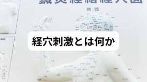 経穴刺激は経絡上のポイント（経穴）に対して鍼・灸・指圧・マッサージなどで刺激を与え、局所の血流改善や筋緊張の緩和、自律神経の調整を図る伝統的な手法です。臨床で期待される経穴刺激の効果には疼痛軽減、可動域改善、睡眠の質向上、消化機能の改善、ストレス緩和などが含まれます。効果は個人差がありますが、適切な経穴刺激の方法と継続的な評価で再現性が高まります。
