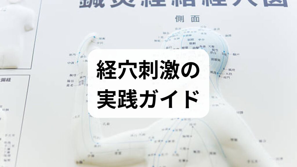 臨床監修｜経穴刺激の実践ガイド — 安全で効果的な経穴刺激の方法と期待できる効果
