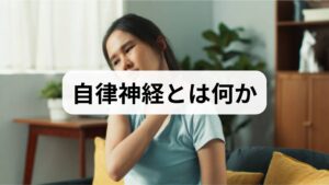 自律神経は交感神経と副交感神経の二系統で、心拍・血圧・消化・体温・睡眠などを無意識に調整します。バランスが崩れると不眠、動悸、めまい、消化不良、慢性疲労、頭痛、冷えなどが現れます。自律神経調整 効果としては、睡眠の質向上、日中の疲労軽減、めまい・動悸の緩和、消化機能の改善、気分の安定が期待できます。重要なのは短期的な症状緩和だけでなく、生活リズムや習慣を整えて長期的に安定させることです。