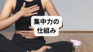 集中力は注意の選択・持続・切替の能力で、脳の前頭前野と自律神経のバランスが関与します。優先すべき改善は（1）環境の整備（雑音・視覚刺激の最小化）、（2）身体の状態（睡眠・栄養・運動）、（3）行動の設計（時間管理・休憩）です。まずは「短時間で集中→短い休憩」を繰り返す習慣を作ることが最も効果的です。